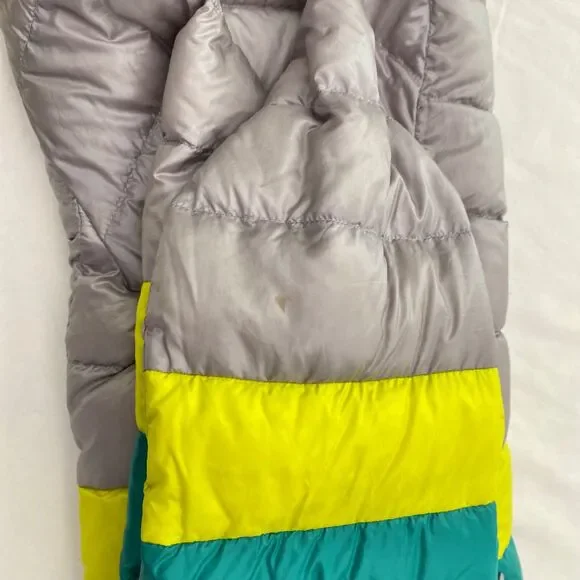 Uniqlo Down Filled Puffer Jacket Womens XS Gray Packable Coat Hooded Lightweight - Picture 5 of 11